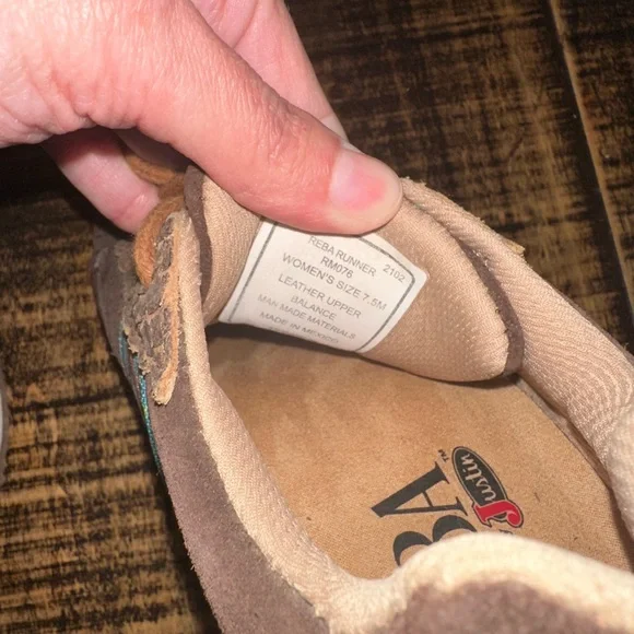 Justin Reba Western Sneakers size 7.5 - Picture 5 of 6